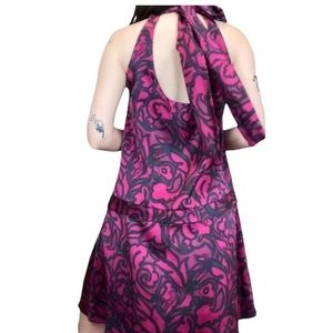 Marc by Marc Jacobs purple pink mini slik dress size small party